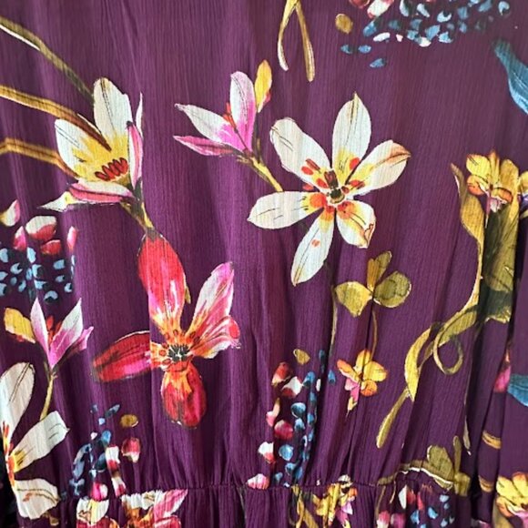 Long Sleeve Floral Maxi Dress - Picture 6 of 7